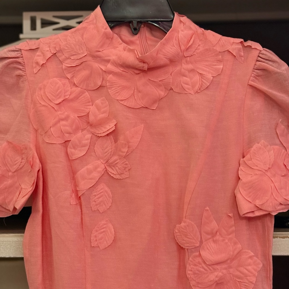 Antonio Melani sz 2 Iris floral dress taffy pink nwt - Picture 9 of 10